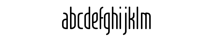 Leftheria Light Rounded Font LOWERCASE