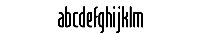 Leftheria Regular Rounded Font LOWERCASE