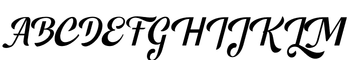 Leftis Thin italic Font UPPERCASE