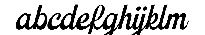 Leftis Thin italic Font LOWERCASE
