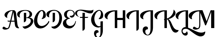 Leftis Thin Font UPPERCASE