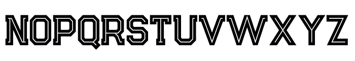 Legacy Inline Font LOWERCASE