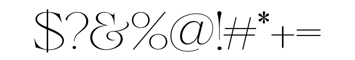 Legquinne-ExtraLight Font OTHER CHARS