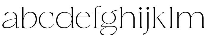 Legquinne-ExtraLight Font LOWERCASE