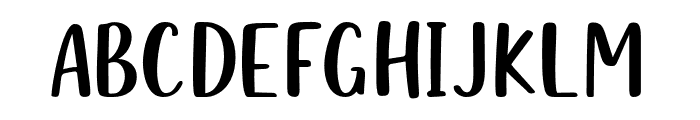 LemonBright-Regular Font UPPERCASE