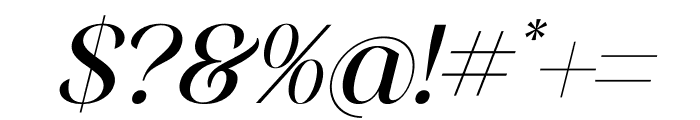 Lemosty Italic Font OTHER CHARS