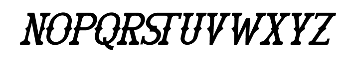 Lemunost Western Italic Font LOWERCASE