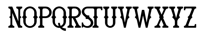 Lemunost Western Font UPPERCASE