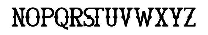 Lemunost Western Font LOWERCASE