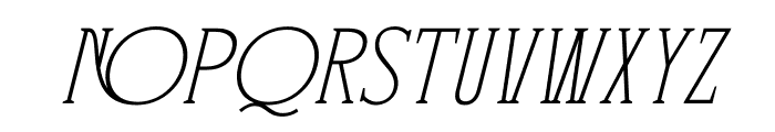 Lenorha Italic Font LOWERCASE