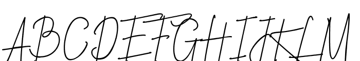 Lentera Signature Font UPPERCASE
