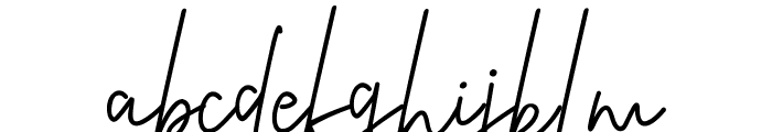 Lentera Signature Font LOWERCASE