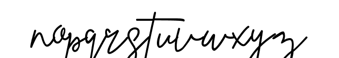 Lentera Signature Font LOWERCASE