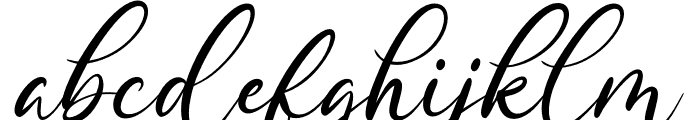 Lenting Regular Font LOWERCASE