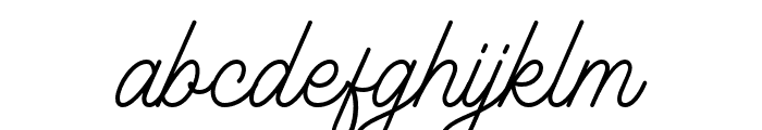 Leonaley-Regular Font LOWERCASE