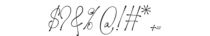 Leontyne Signature Font OTHER CHARS