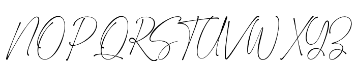 Leontyne Signature Font UPPERCASE