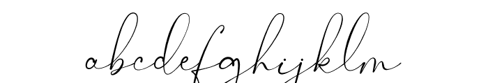 Leontyne Signature Font LOWERCASE