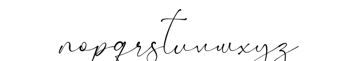 Leontyne Signature Font LOWERCASE