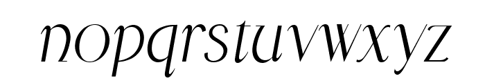 Leota Dream Italic Font LOWERCASE