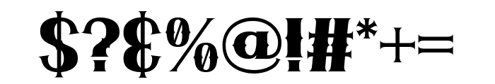 Leova Black Font OTHER CHARS