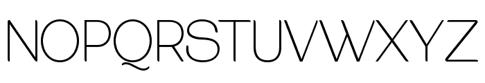 Lepston Thin Font UPPERCASE