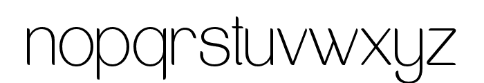 Lepston Thin Font LOWERCASE