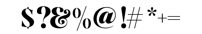 Lerianza-Regular Font OTHER CHARS