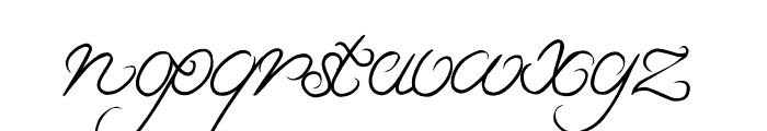 Less Calligraphy Font LOWERCASE