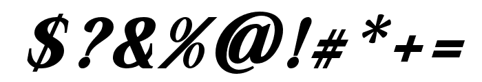 Lessa-BlackItalic Font OTHER CHARS