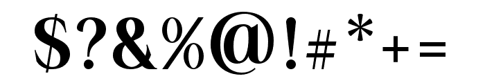 Lessa-Medium Font OTHER CHARS