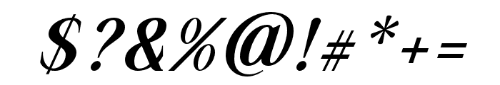 Lessa-MediumItalic Font OTHER CHARS