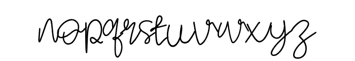 Lessie Font LOWERCASE