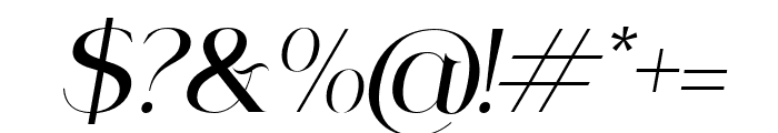 Lessway Italic Font OTHER CHARS