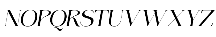 Lessway Italic Font UPPERCASE