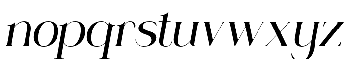 Lessway Italic Font LOWERCASE