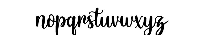 Lesthya Font LOWERCASE