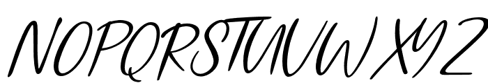 Lestina Regular Font UPPERCASE