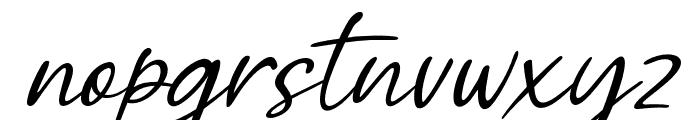 Lestina Regular Font LOWERCASE