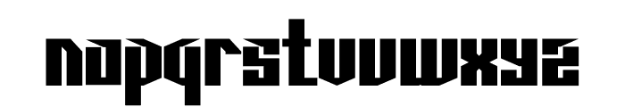 Leterghetic Font LOWERCASE