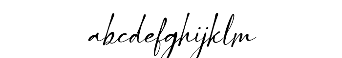 Lethilya Trivalle Italic Font LOWERCASE