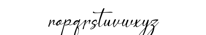 Lethilya Trivalle Italic Font LOWERCASE