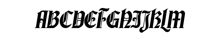 Letinegra Italic Font UPPERCASE