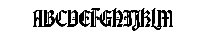 Letinegra Font UPPERCASE