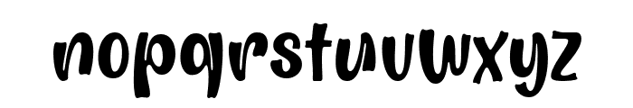 Letter Haunted Font LOWERCASE