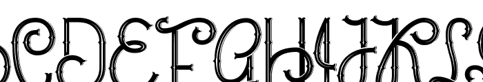 Letter Head Font UPPERCASE