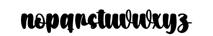 Letter Sunday Font LOWERCASE