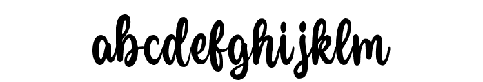 LetterCute-Regular Font LOWERCASE