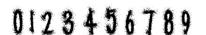 Lettering Splatter Font OTHER CHARS