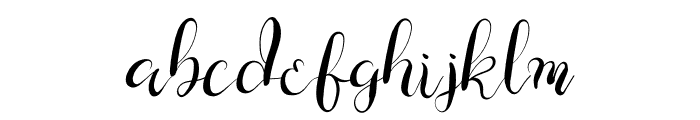 Lettering Font LOWERCASE